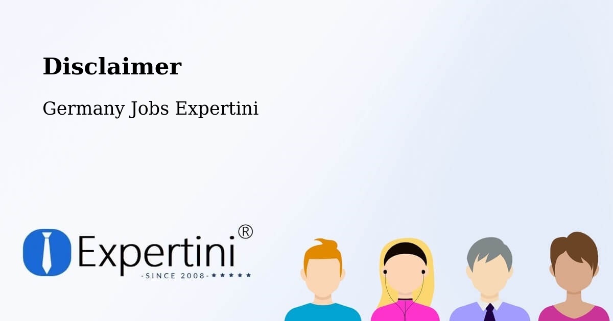 Disclaimer – Lienen - Germany Jobs Expertini