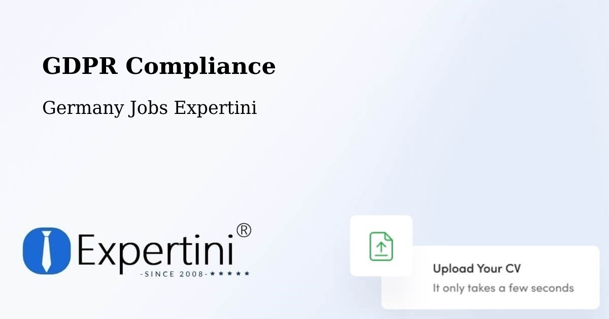 EU GDPR Compliance Statement – Lienen - Germany Jobs Expertini