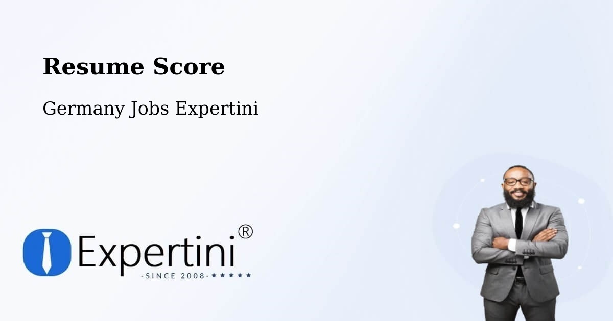 Resume Score & Job Description Match Tool – Lienen - Germany Jobs Expertini
