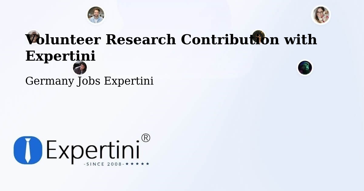 Volunteer Research Contribution Program – Lienen - Germany Jobs Expertini