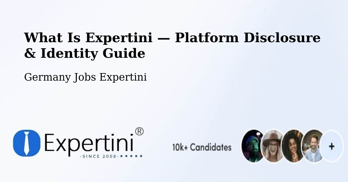 What Is Expertini — Platform Disclosure & Identity Guide – Lienen